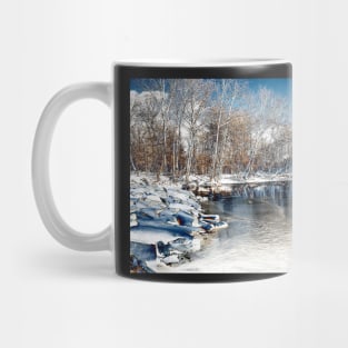 Winter In The Park - Infrared Mug